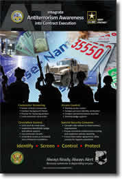 Integrate Antiterrorism Awareness into Contract Execution