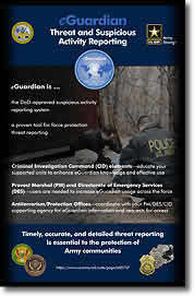 eGuardian: Threats and Suspicious Activity Reporting