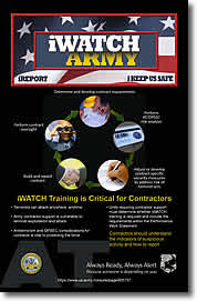 iWATCH: Training is Critical for Contractors