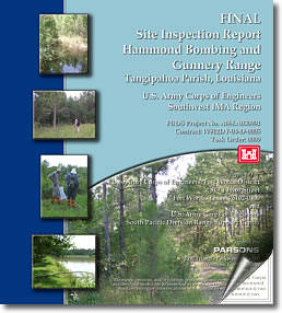 FINAL Site Inspection Report Hammond Bombing and Gunnery Range