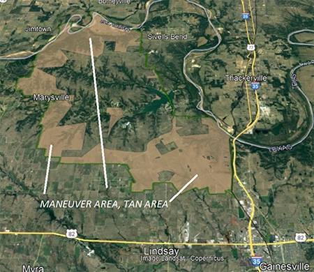 Former Camp Howze, "Maneuver Area"