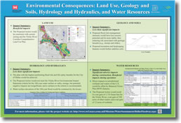 Environmental Consequences: Land Use, Geology and Soils, Hydrology and Hydraulics, and Water Resources