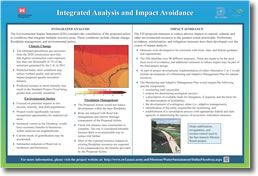 Integrated Analysis and Impact Avoidance