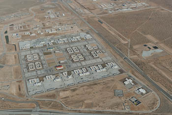 Aerial view of the Fort Bliss Expansion program in El Paso, Texas.
